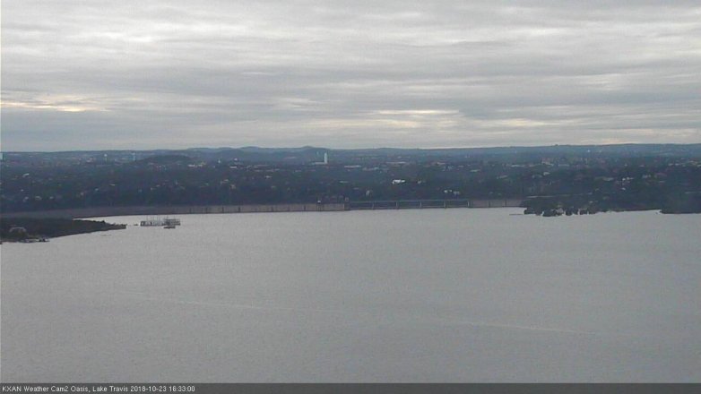 Lake Travis webcam, October 23, 2018 3:35 PM CT