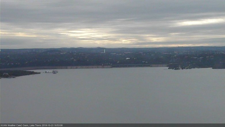Lake Travis webcam, October 23, 2018 3:55 PM CT