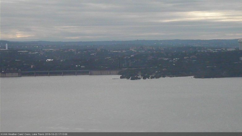 Lake Travis webcam, October 23, 2018 4:15 PM CT