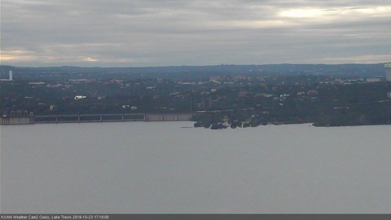 Lake Travis webcam, October 23, 2018 4:20 PM CT