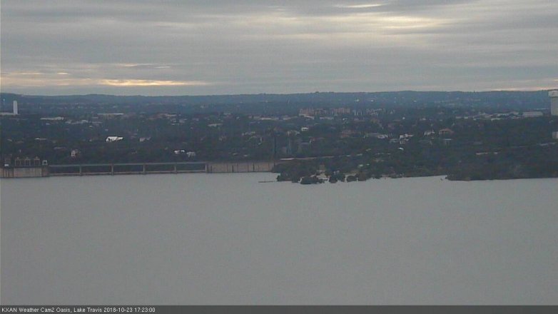 Lake Travis webcam, October 23, 2018 4:25 PM CT