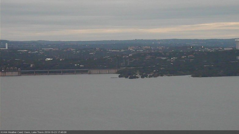 Lake Travis webcam, October 23, 2018 4:50 PM CT