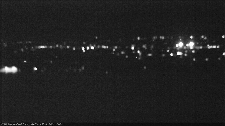 Lake Travis webcam, October 23, 2018 7:00 PM CT