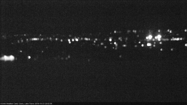 Lake Travis webcam, October 23, 2018 7:05 PM CT
