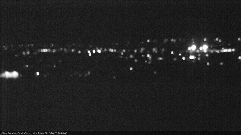 Lake Travis webcam, October 23, 2018 7:10 PM CT