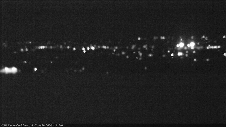 Lake Travis webcam, October 23, 2018 7:15 PM CT