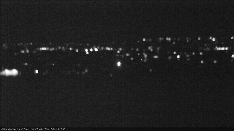 Lake Travis webcam, October 23, 2018 7:25 PM CT