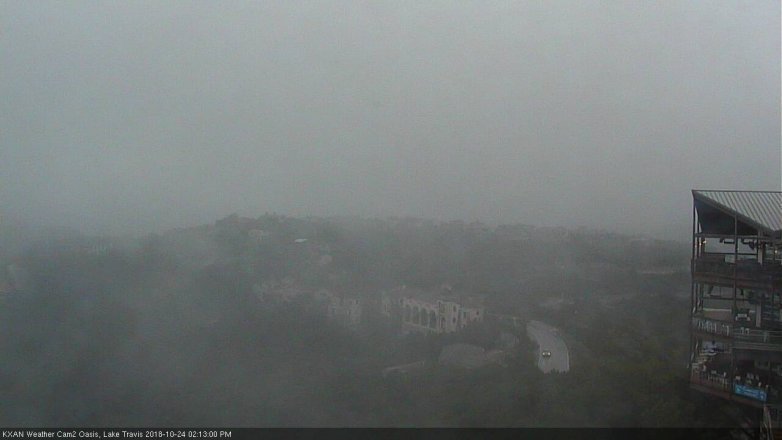 Lake Travis webcam, October 24, 2018 1:15 PM CT