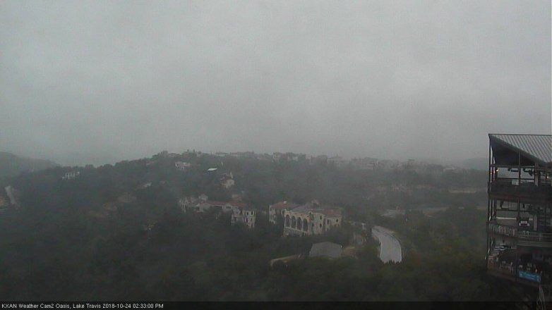 Lake Travis webcam, October 24, 2018 1:35 PM CT