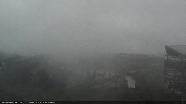 Lake Travis webcam, October 24, 2018 1:40 PM CT