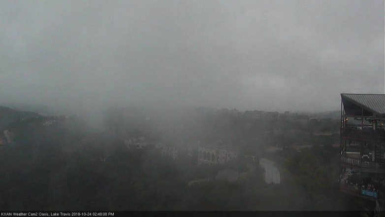 Lake Travis webcam, October 24, 2018 1:50 PM CT