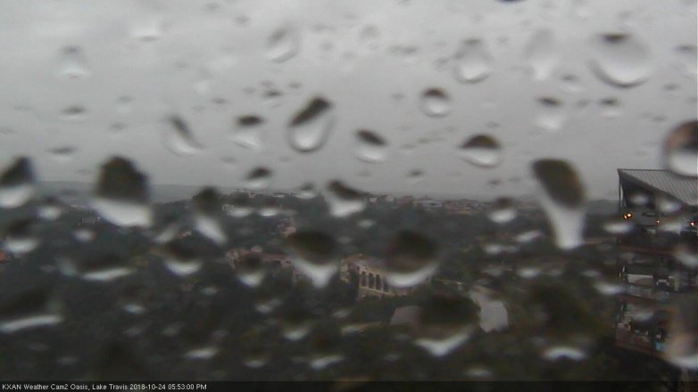 Lake Travis webcam, October 24, 2018 4:55 PM CT