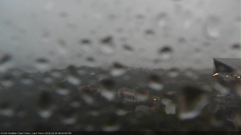 Lake Travis webcam, October 24, 2018 5:45 PM CT