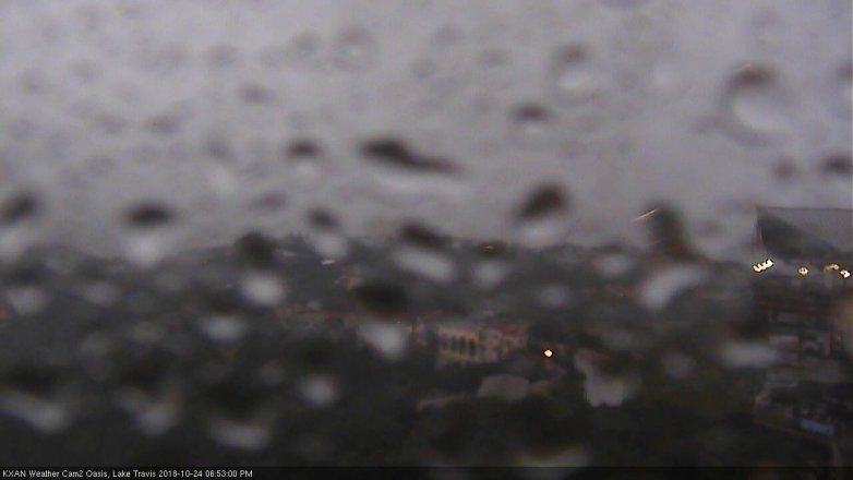 Lake Travis webcam, October 24, 2018 5:55 PM CT