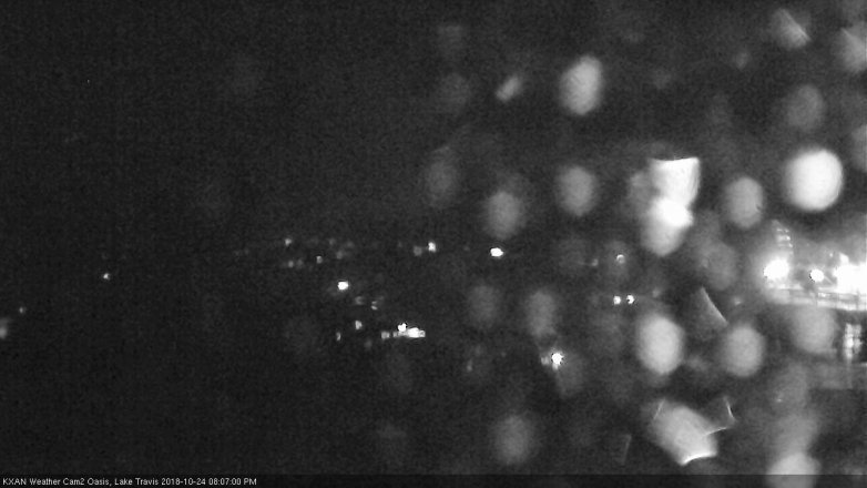 Lake Travis webcam, October 24, 2018 7:10 PM CT
