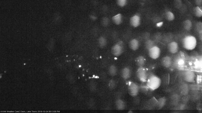 Lake Travis webcam, October 24, 2018 7:15 PM CT