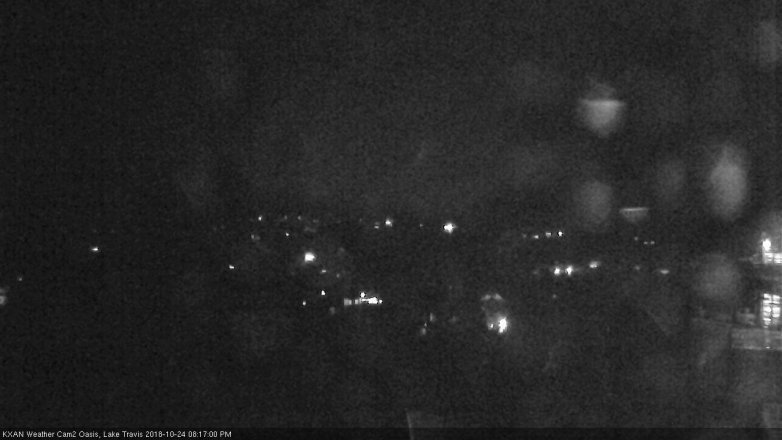 Lake Travis webcam, October 24, 2018 7:20 PM CT