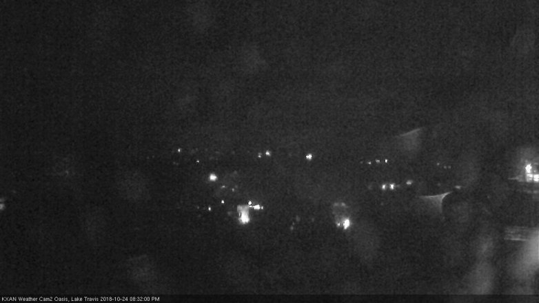 Lake Travis webcam, October 24, 2018 7:35 PM CT