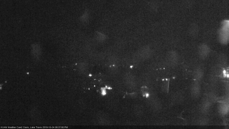 Lake Travis webcam, October 24, 2018 7:40 PM CT