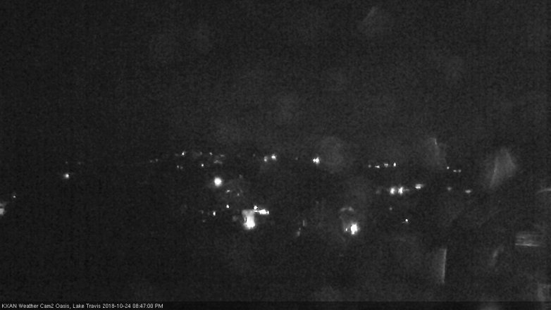 Lake Travis webcam, October 24, 2018 7:50 PM CT