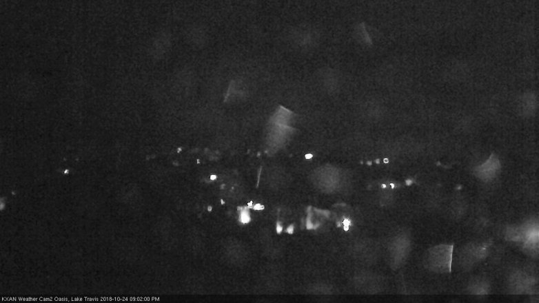 Lake Travis webcam, October 24, 2018 8:05 PM CT