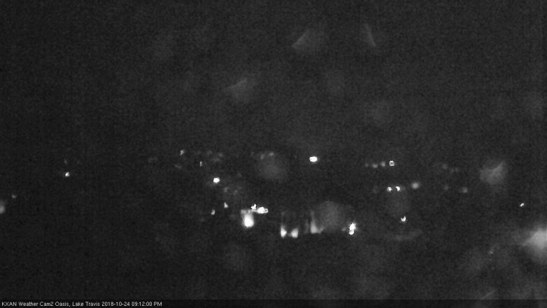Lake Travis webcam, October 24, 2018 8:15 PM CT