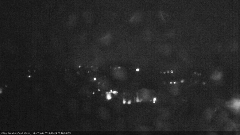Lake Travis webcam, October 24, 2018 8:20 PM CT