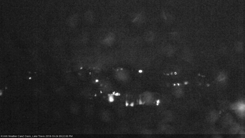 Lake Travis webcam, October 24, 2018 8:25 PM CT
