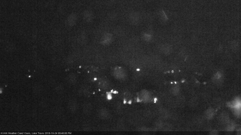 Lake Travis webcam, October 24, 2018 8:50 PM CT