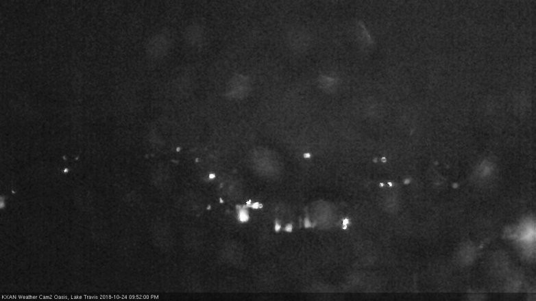 Lake Travis webcam, October 24, 2018 8:55 PM CT