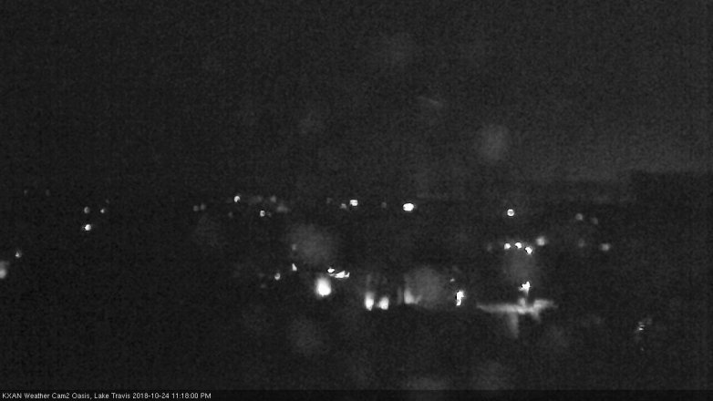 Lake Travis webcam, October 24, 2018 10:20 PM CT