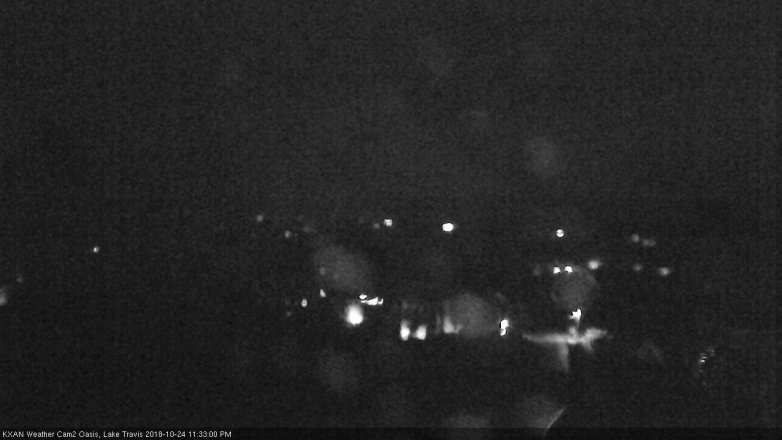 Lake Travis webcam, October 24, 2018 10:35 PM CT