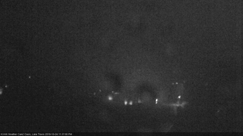 Lake Travis webcam, October 24, 2018 10:40 PM CT