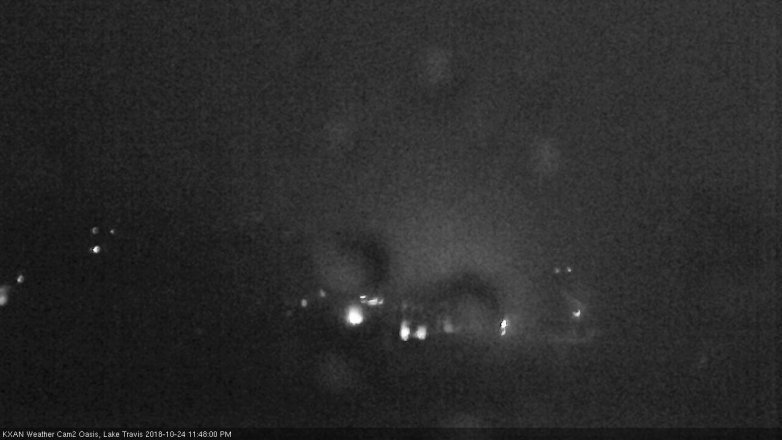 Lake Travis webcam, October 24, 2018 10:50 PM CT