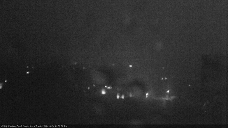 Lake Travis webcam, October 24, 2018 10:55 PM CT