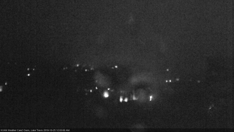 Lake Travis webcam, October 24, 2018 11:05 PM CT