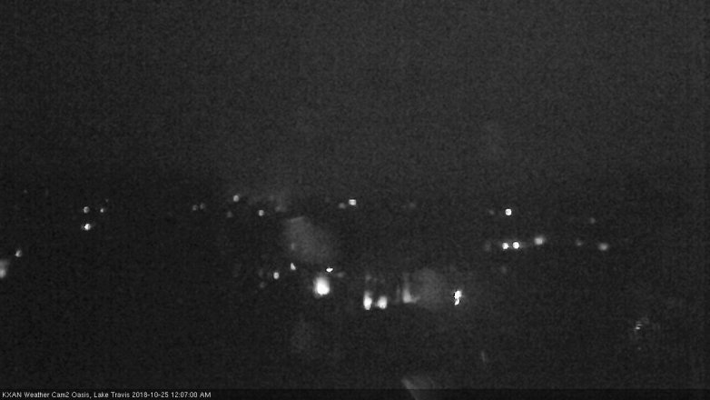 Lake Travis webcam, October 24, 2018 11:10 PM CT
