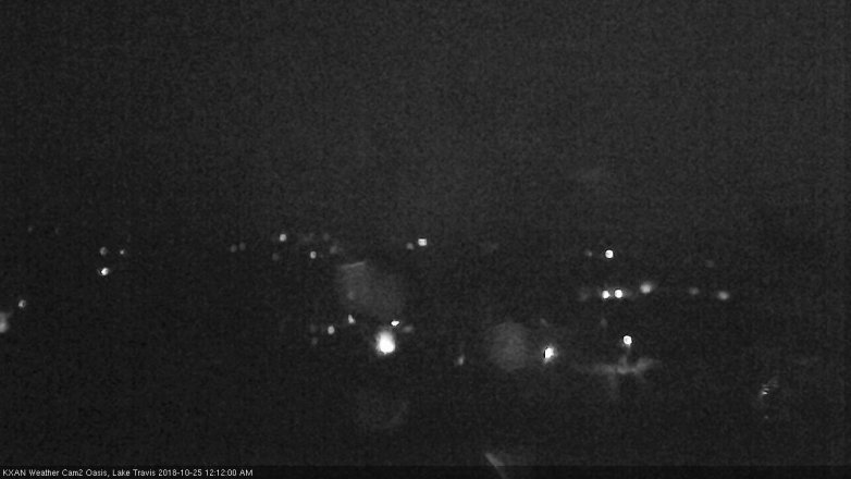 Lake Travis webcam, October 24, 2018 11:15 PM CT