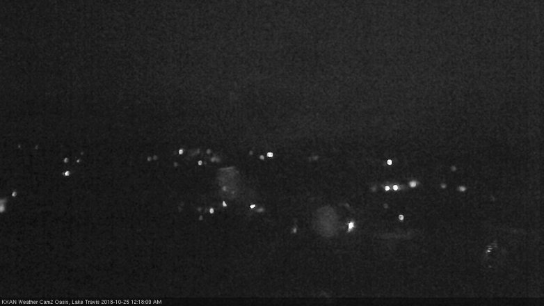 Lake Travis webcam, October 24, 2018 11:20 PM CT