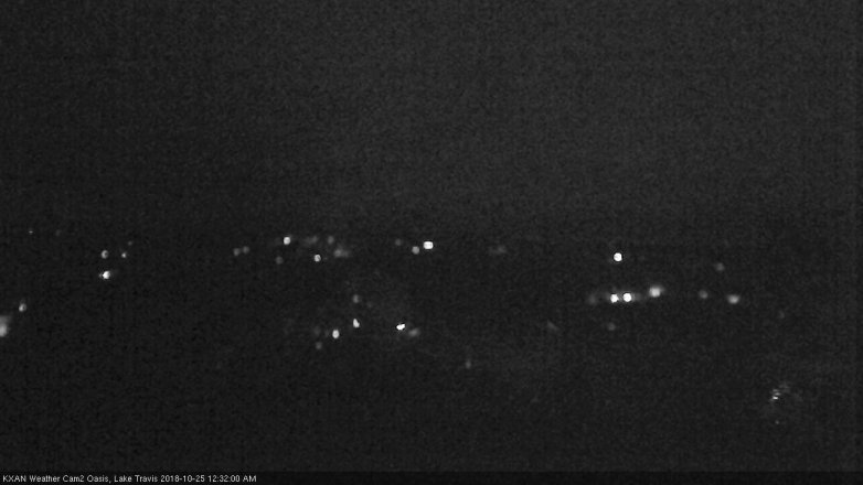 Lake Travis webcam, October 24, 2018 11:35 PM CT