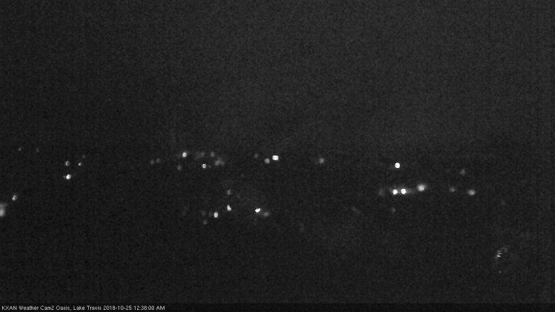 Lake Travis webcam, October 24, 2018 11:40 PM CT