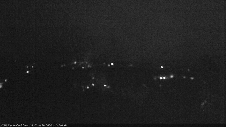 Lake Travis webcam, October 24, 2018 11:45 PM CT