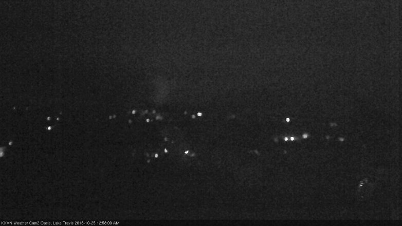 Lake Travis webcam, October 24, 2018 12:00 AM CT