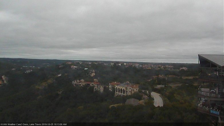 Lake Travis webcam, October 25, 2018 9:15 AM CT