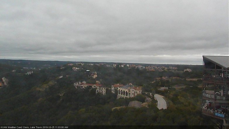 Lake Travis webcam, October 25, 2018 10:05 AM CT