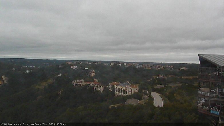 Lake Travis webcam, October 25, 2018 10:15 AM CT