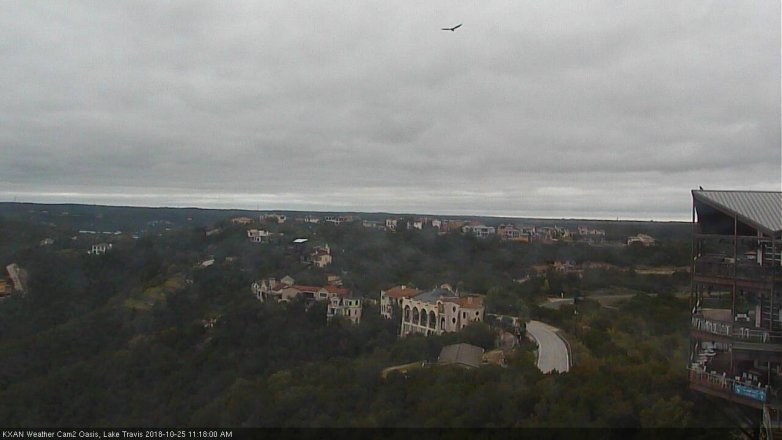 Lake Travis webcam, October 25, 2018 10:20 AM CT