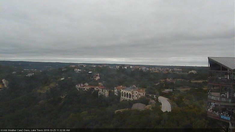 Lake Travis webcam, October 25, 2018 10:35 AM CT