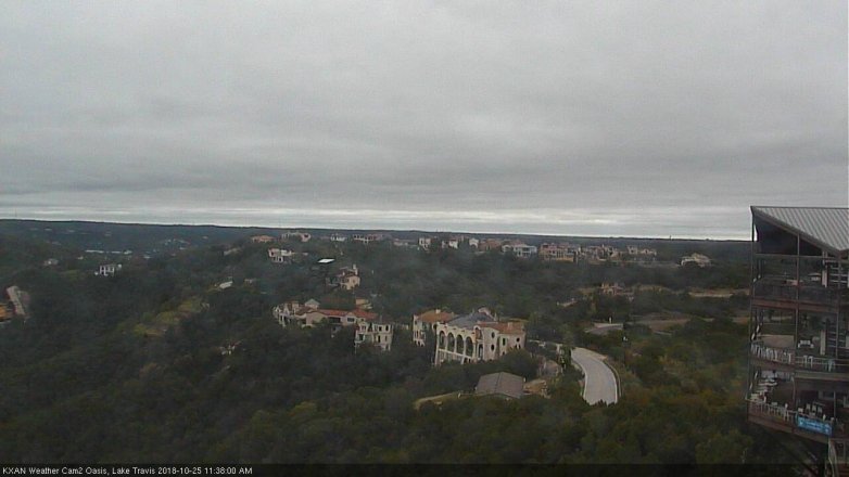 Lake Travis webcam, October 25, 2018 10:40 AM CT