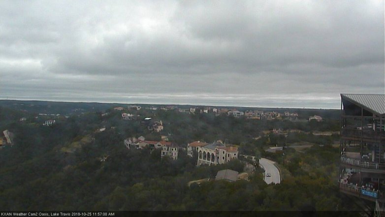 Lake Travis webcam, October 25, 2018 11:00 AM CT